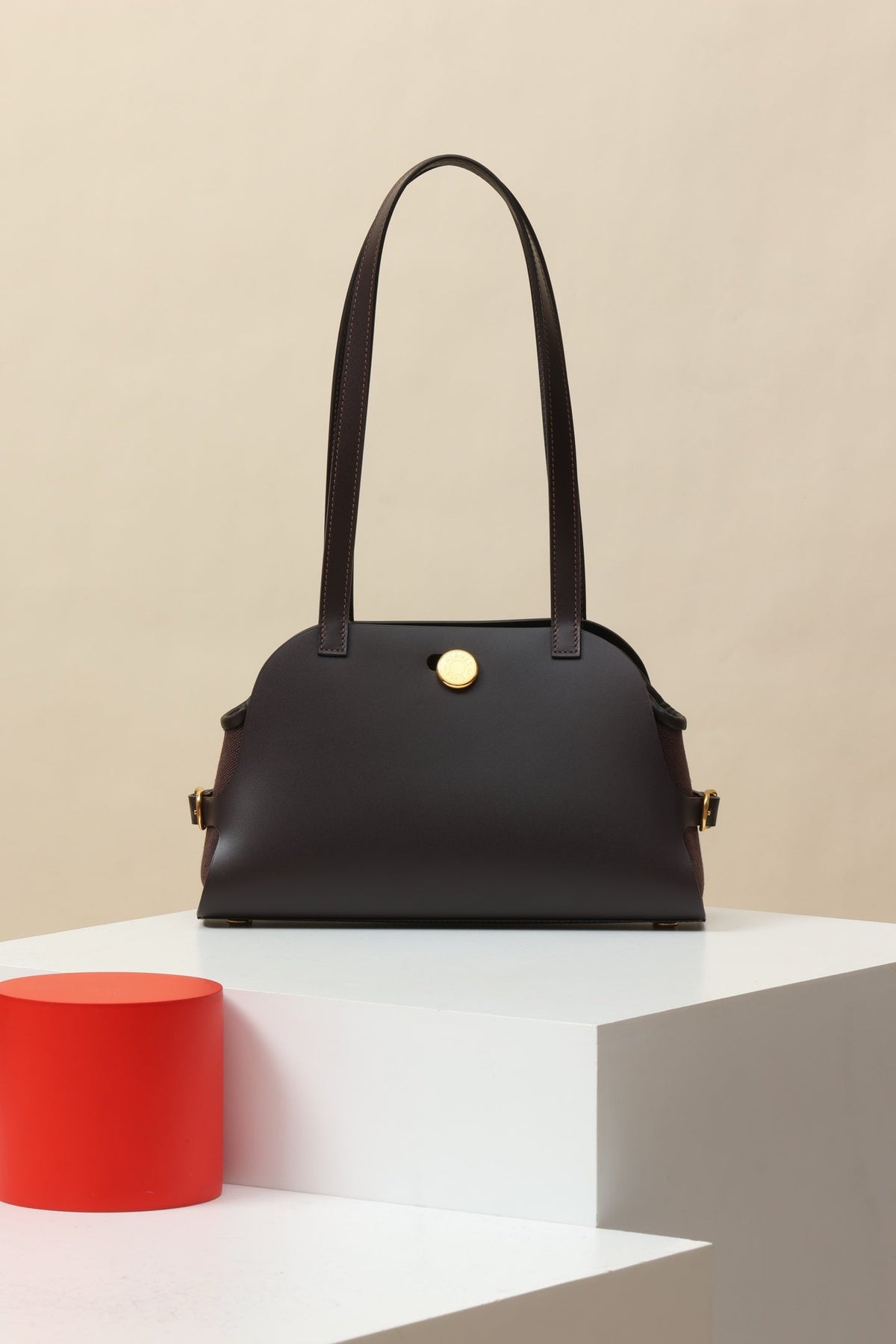 High-end Hermes 2026 Tablier Sellier Bag 26cm Swift Calfskin