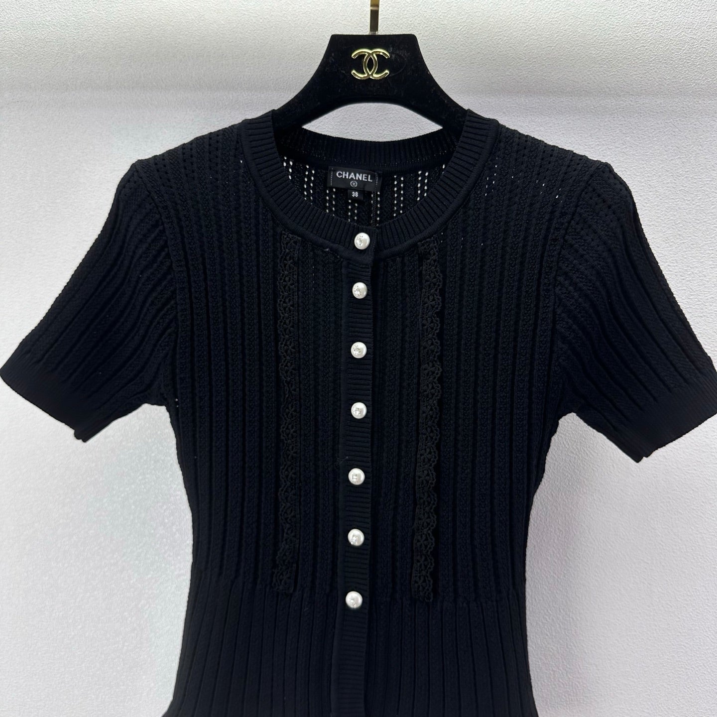 Chanel 2026 Short-sleeve Top Cotton 395474