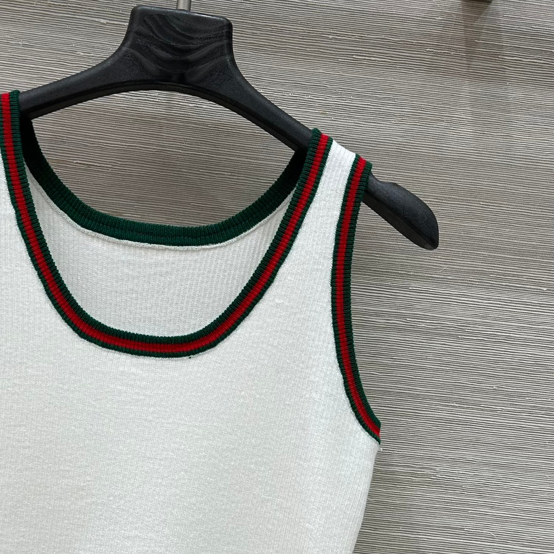 Gucci 2025 Knitted Vest White Wool
