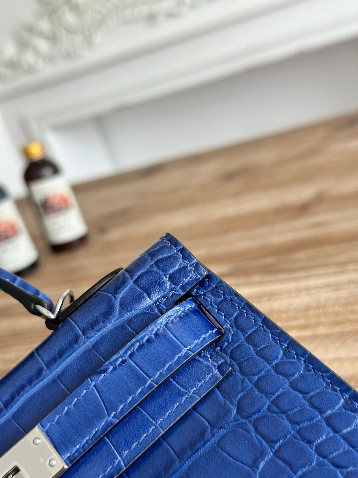 High-end Hermes 2026 Mini Kelly II 19cm Bag Crocodile Leather