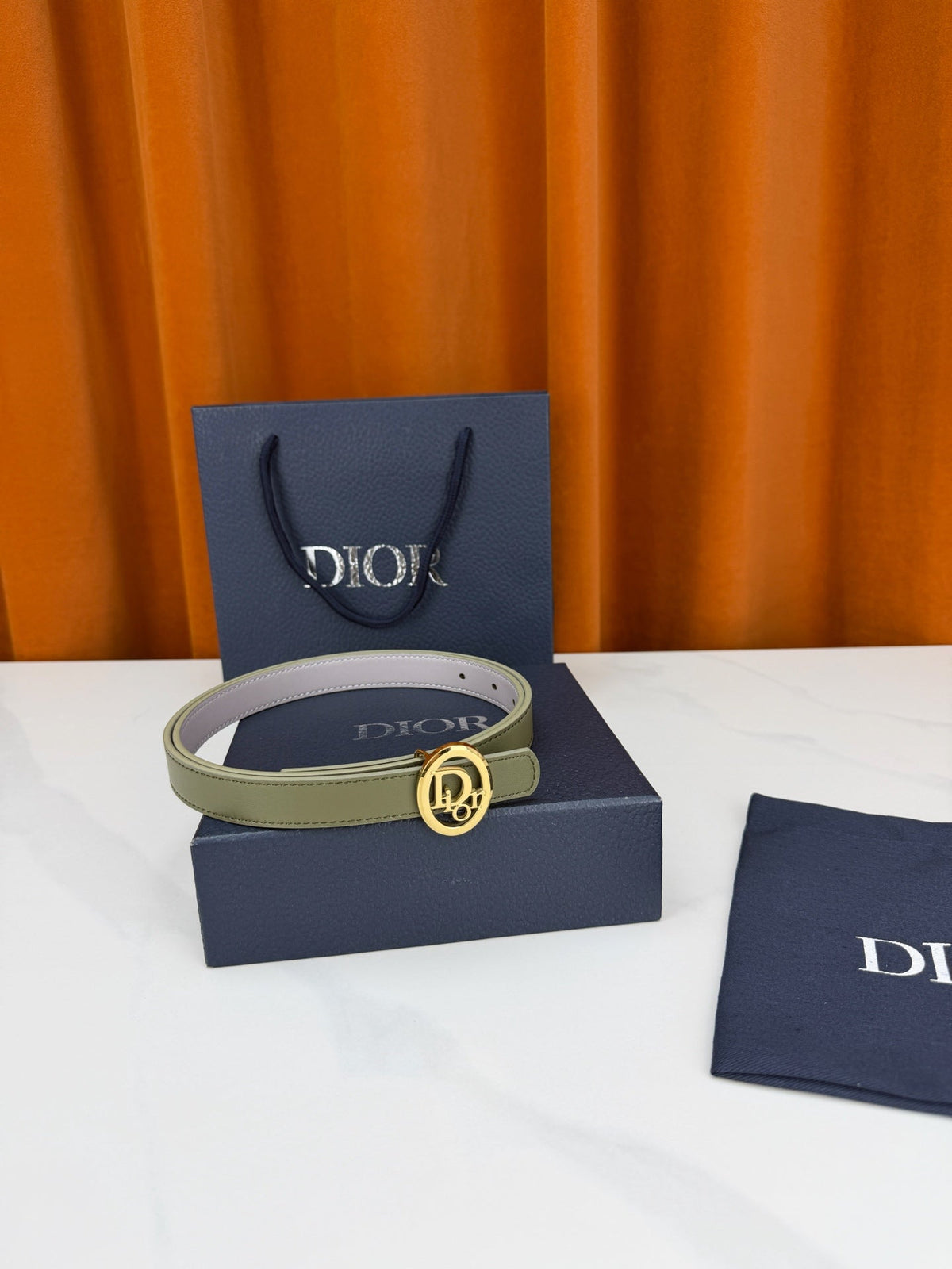 Dior 2026 Reversible CD Icon Belt 20mm Calfskin