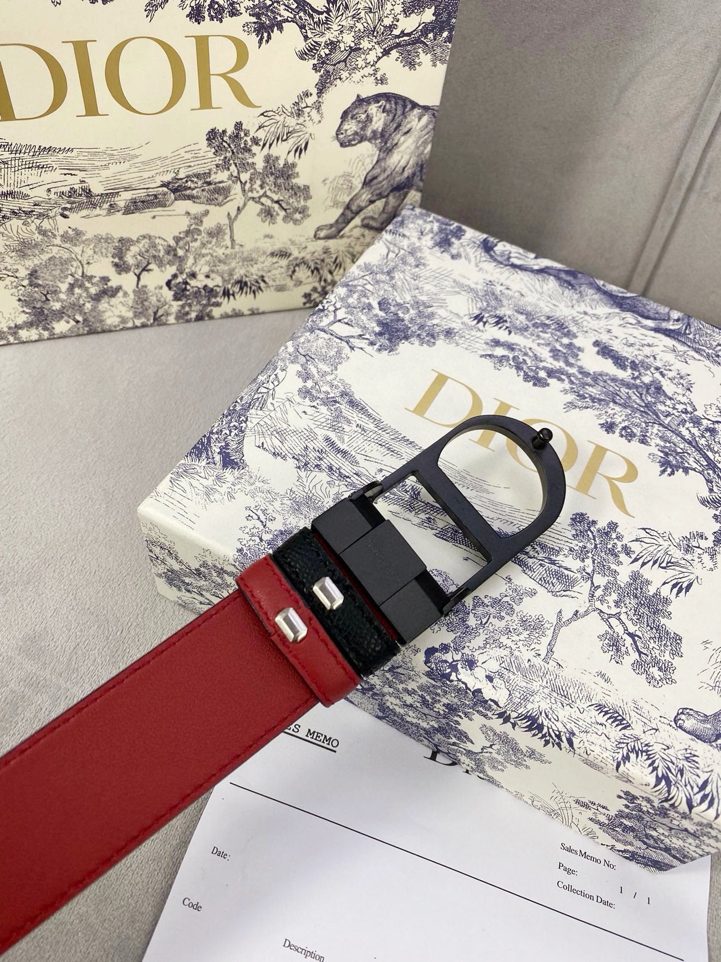 Dior 2026 30 Montaigne Belt 35mm Grained Calfskin