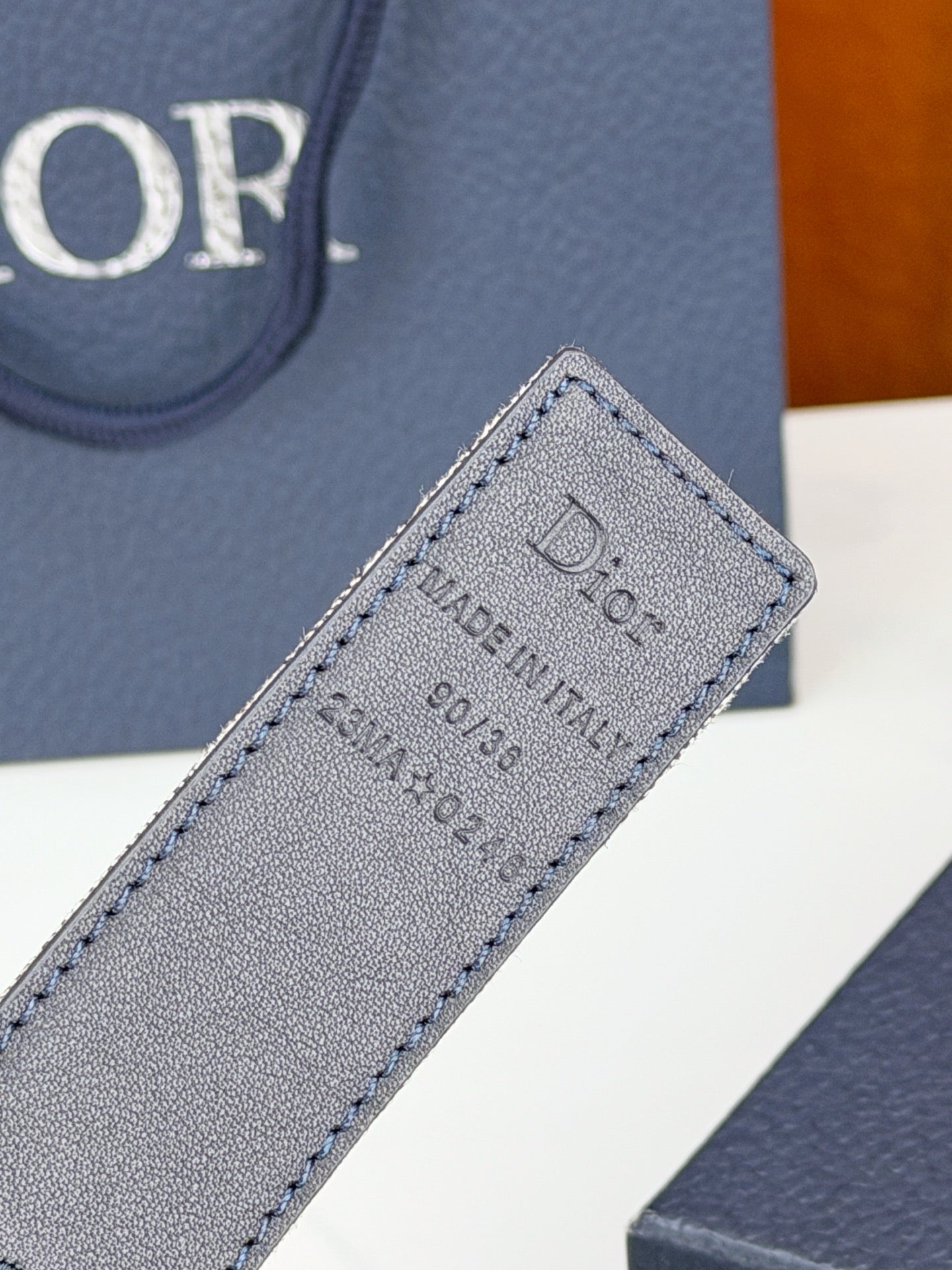 Dior 2026 Oblique Oval Logo Buckle Belt 35mm Canvas