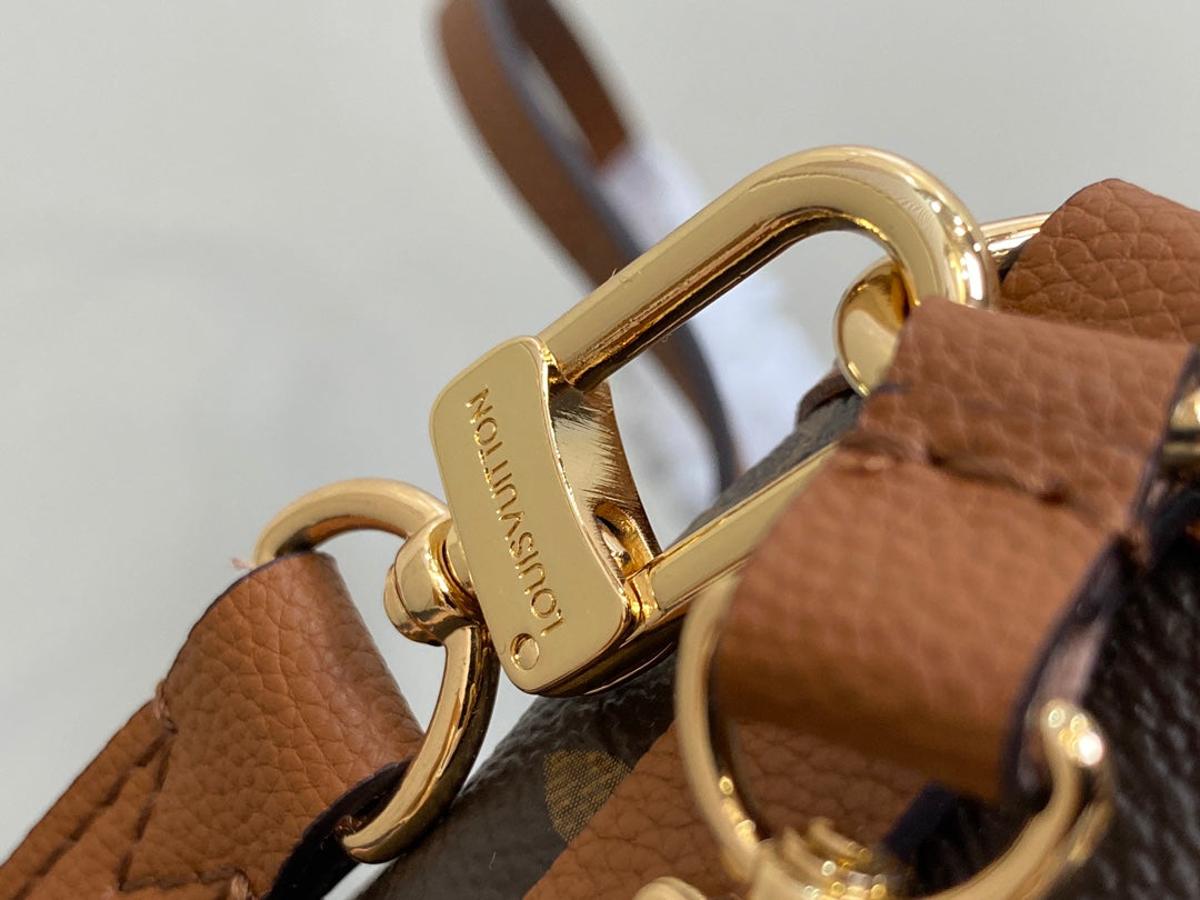 Neverfull 24 Bandoulière Inside Out BB Brown Calfskin