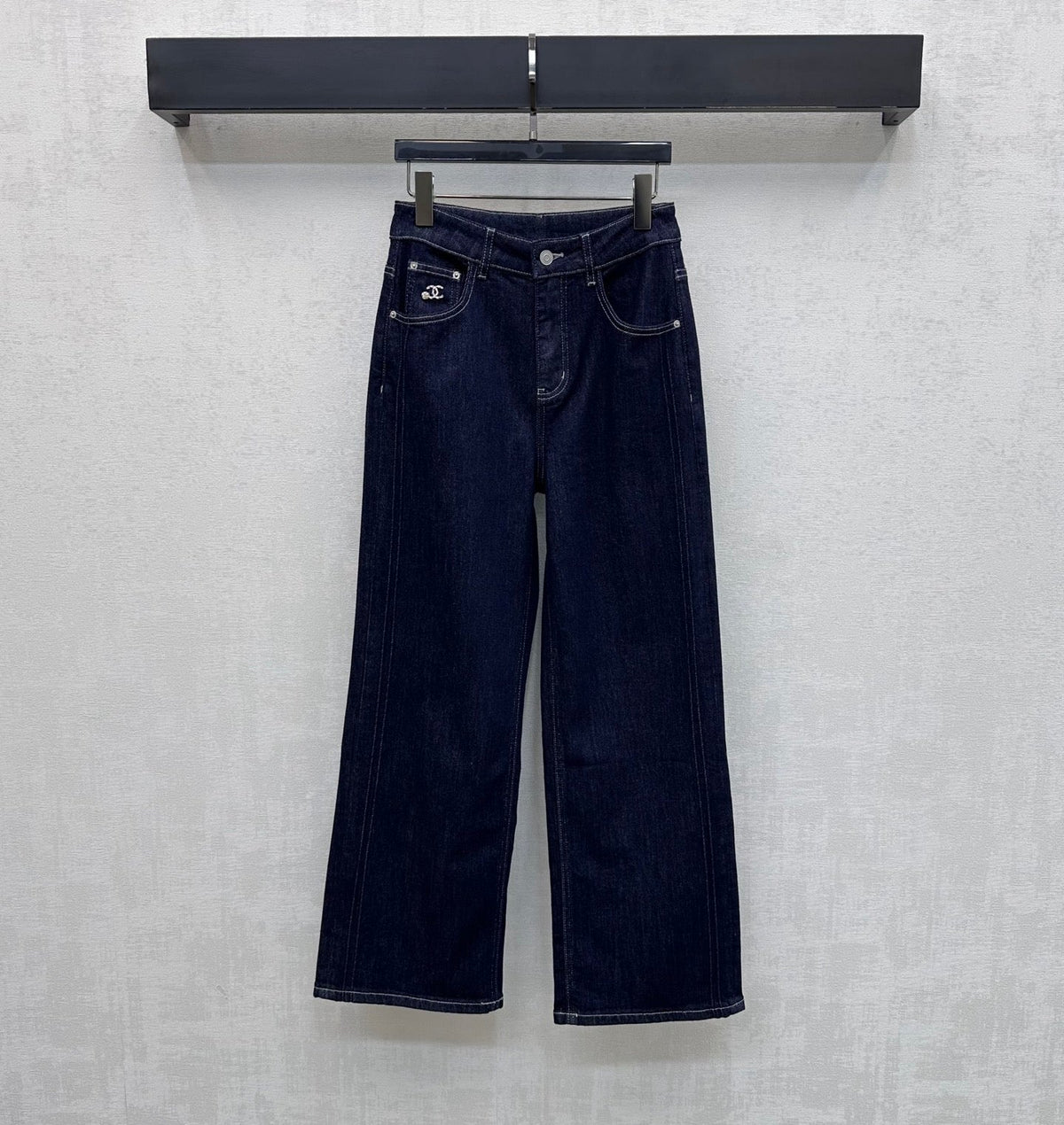 Chanel 2026 Denim Trouser Blue Cotton 355950