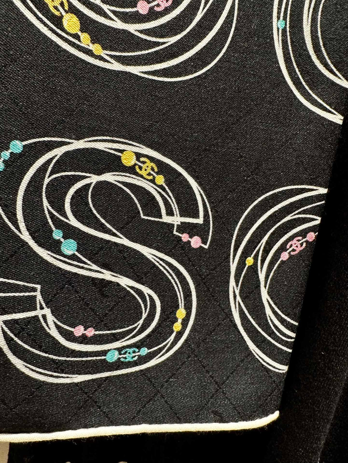 CC Square Scarf 140 CM In Black Silk Cashmere 420131