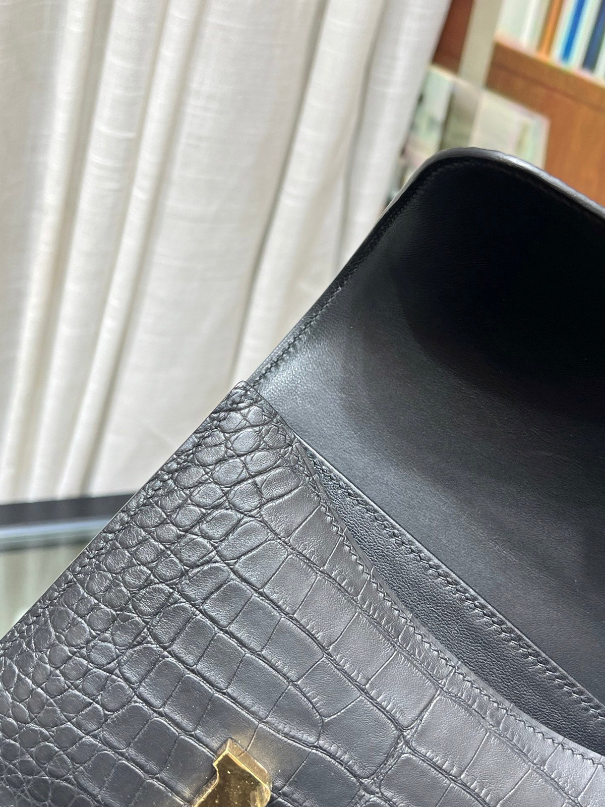 High-end Hermes 2026 Constance Bag 19cm Crocodile Leather