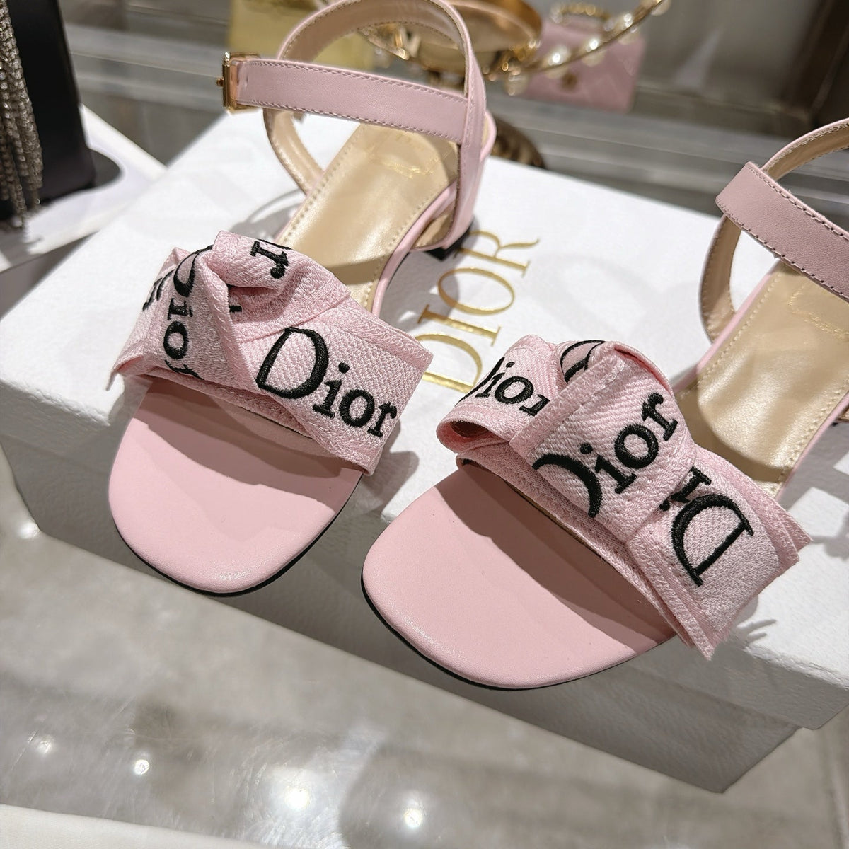 Dior 2026 J'Adior Sandal Fabric Leather 901715