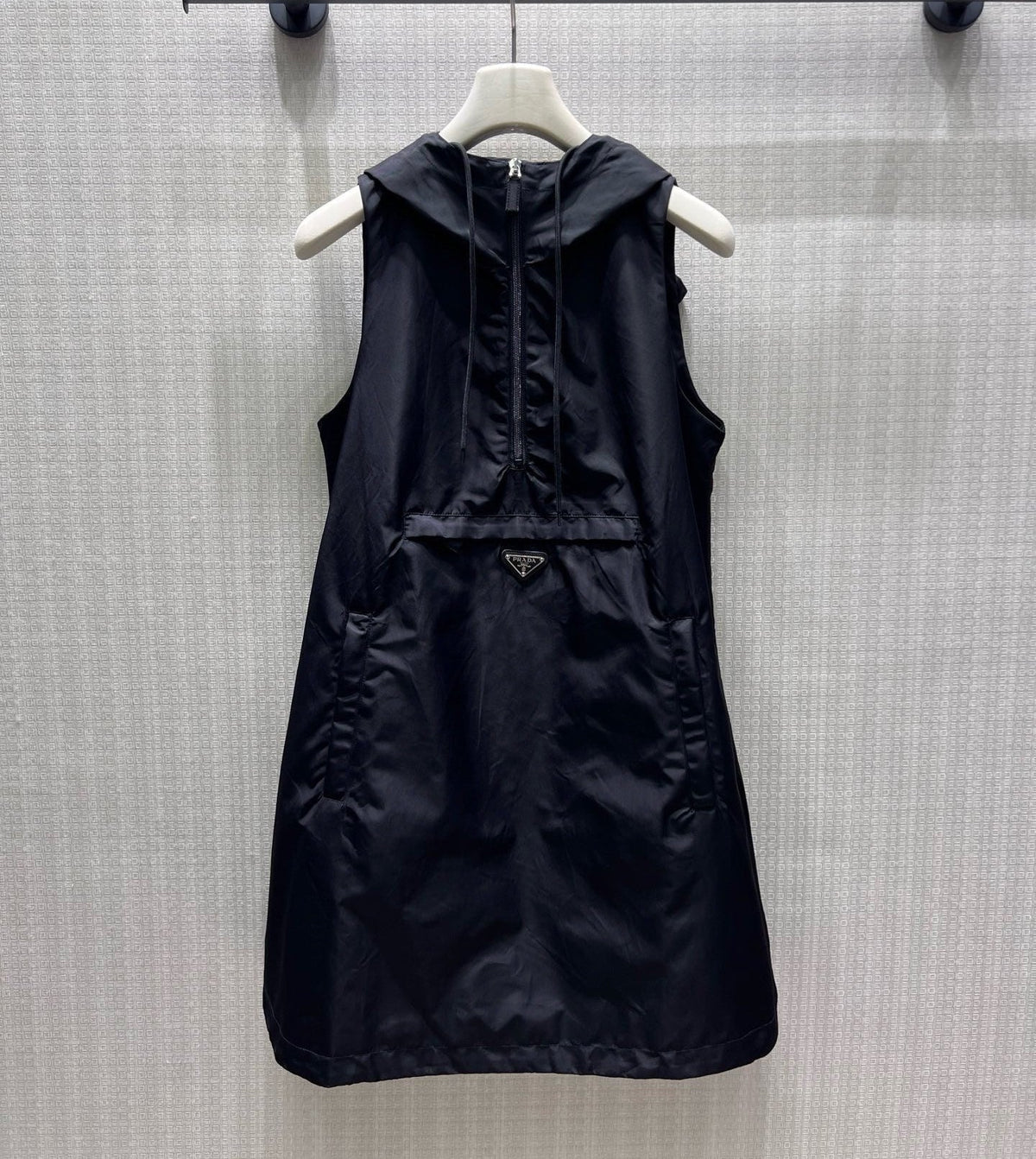 Prada 2026 Vest Dress Black Polyamide 399121