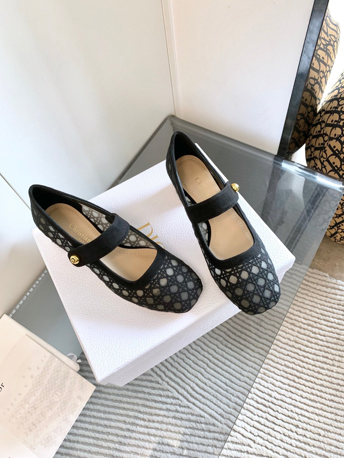 CD Icon Pump 35mm In Black Suede 993226