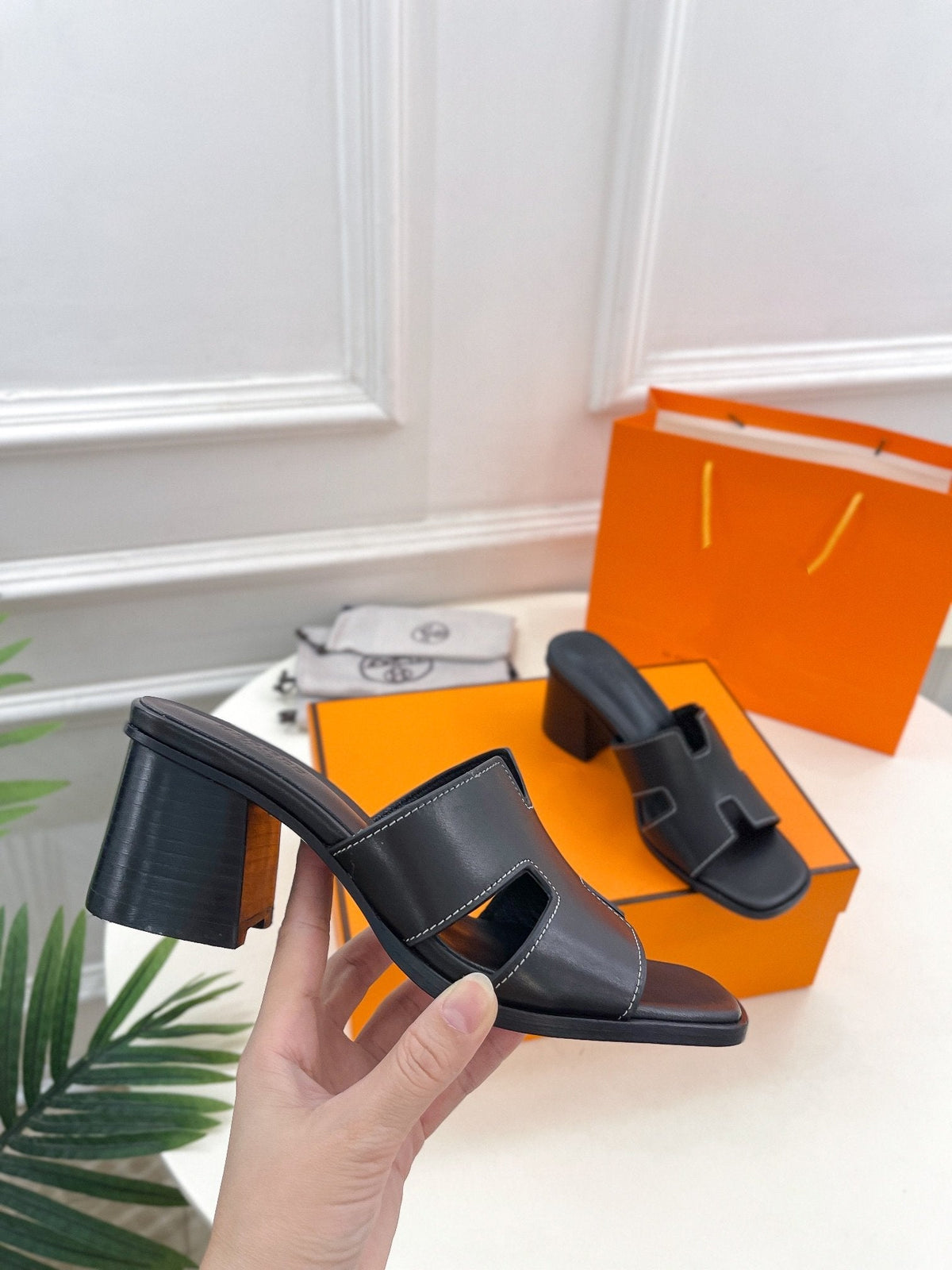 HELIA 60 SANDAL BLACK