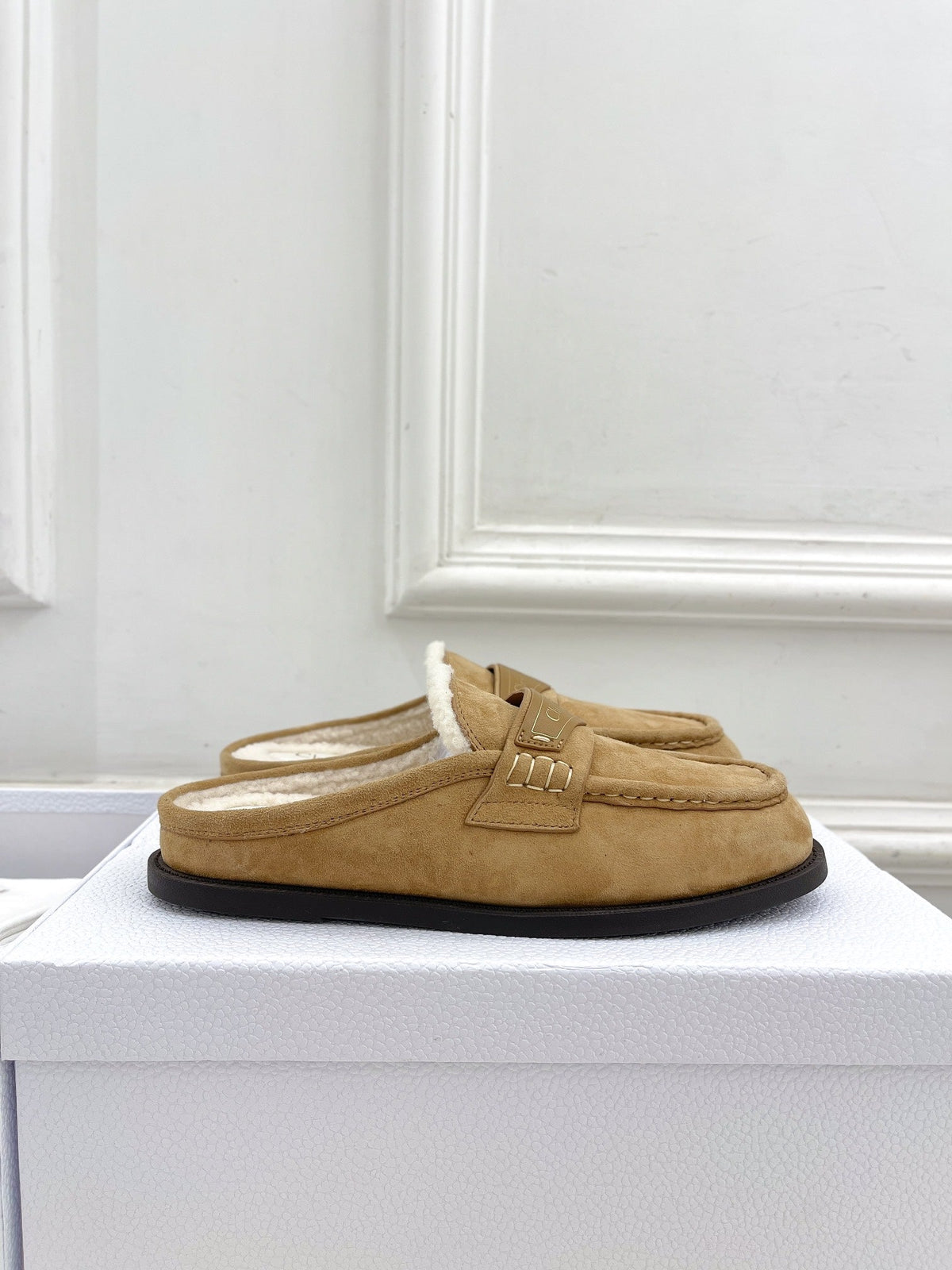 CD Boy Mule Light Brown Suede