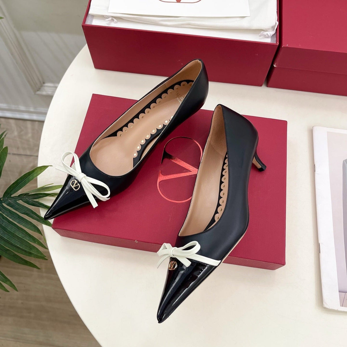 VT 25 Bepointy Pump 4.5cm Black Lambskin 325525