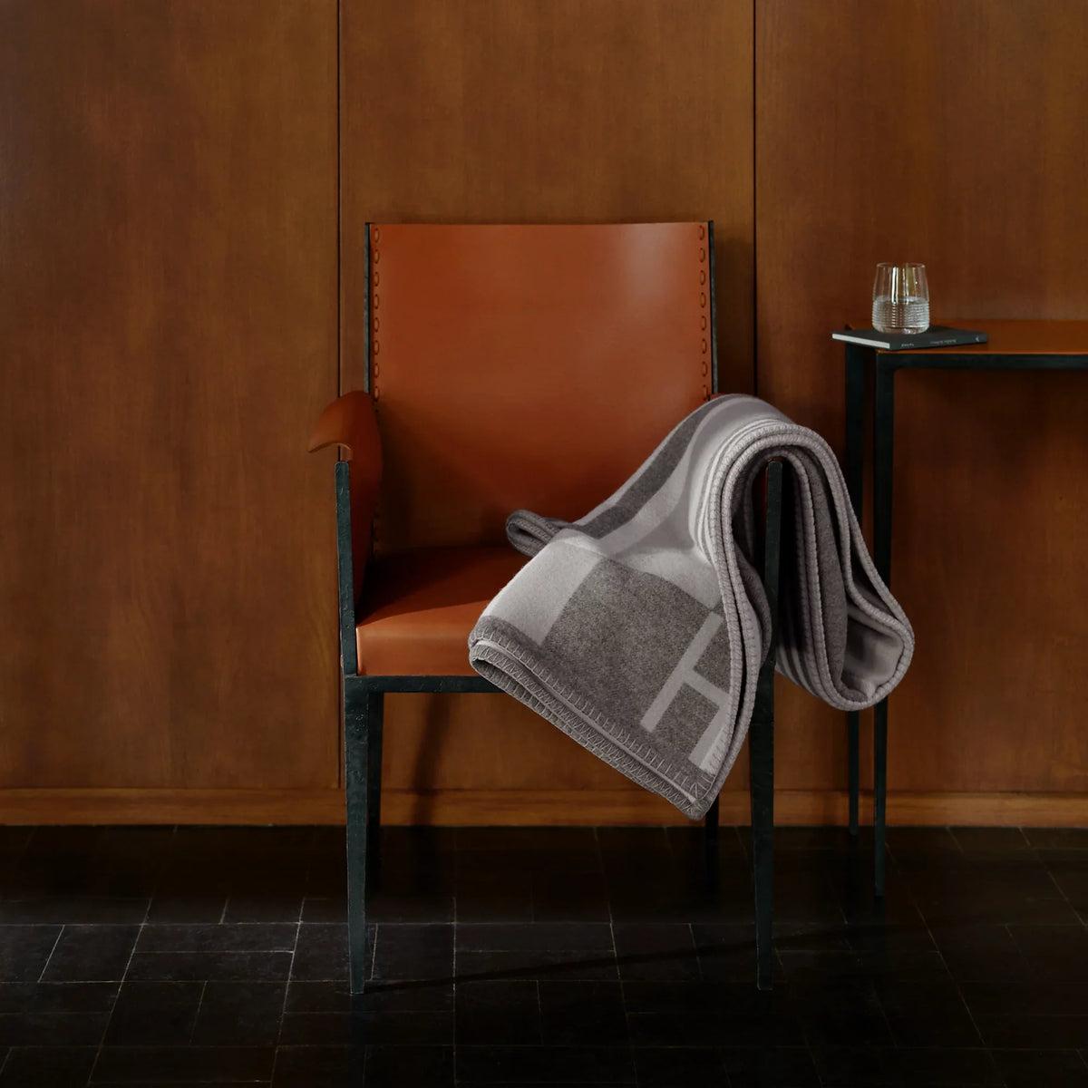 Hermes Ithaque Throw Blanket Wool Cashmere