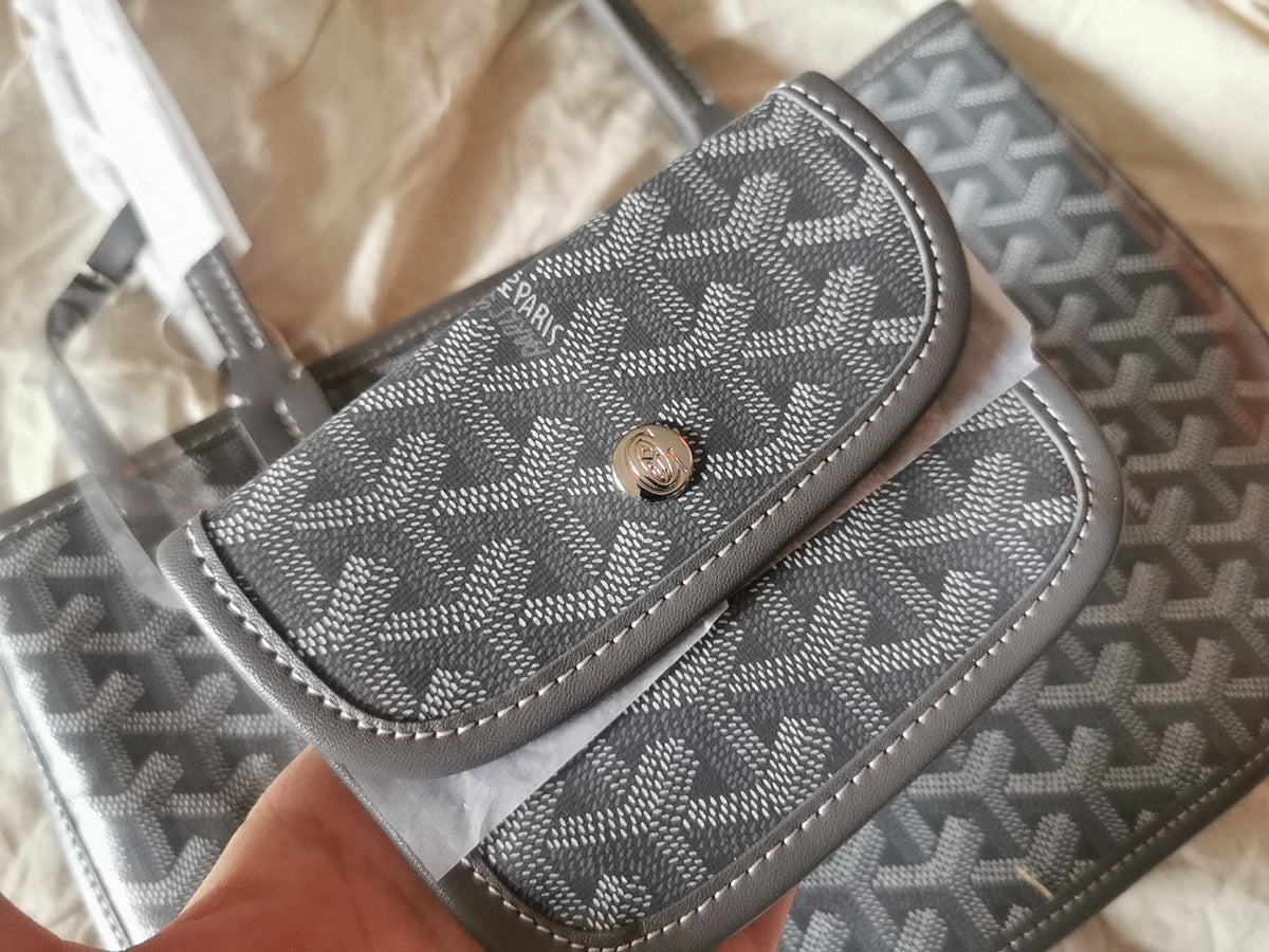 MINI HOBO BOHEME 38CM GREY CANVAS