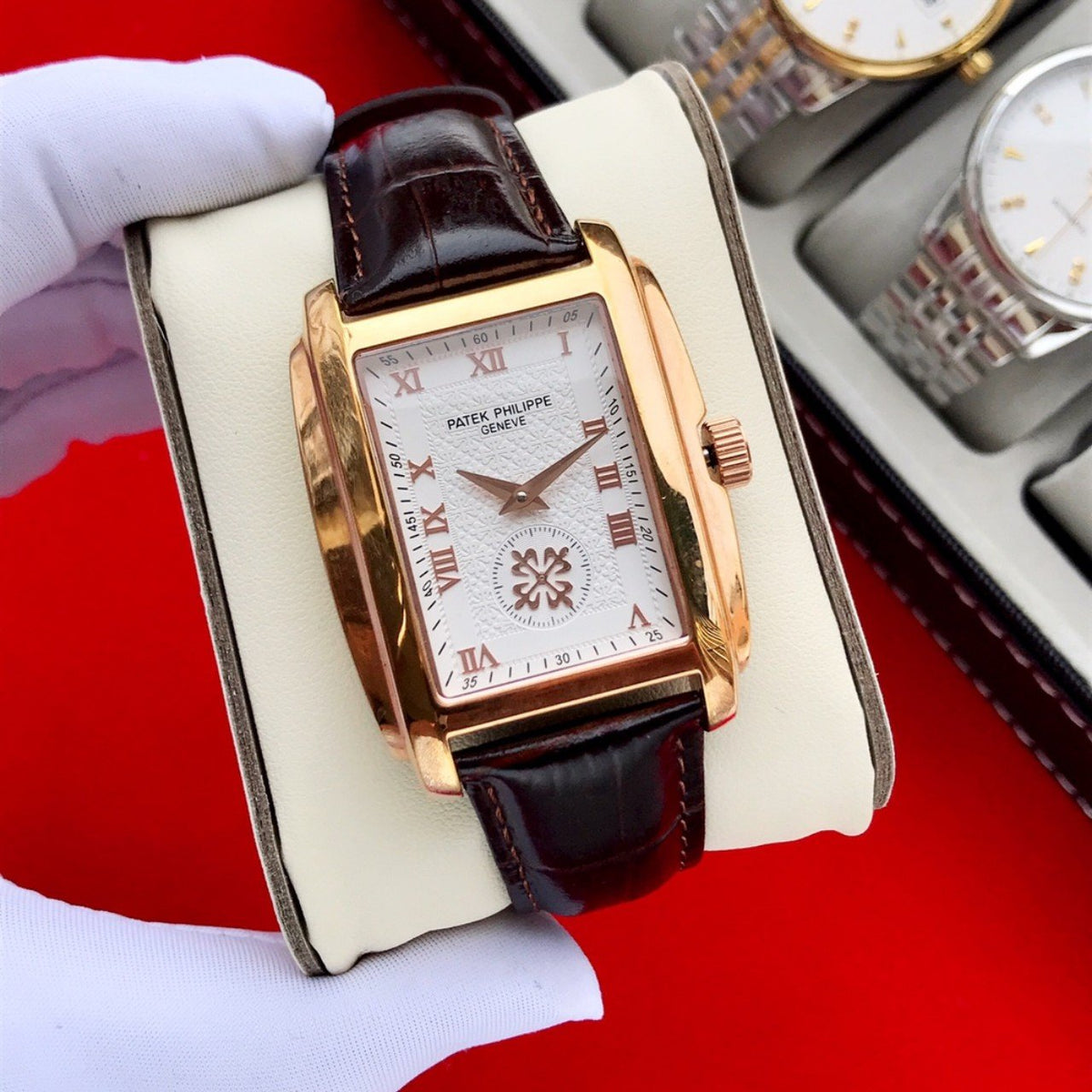 PATEK GONDOLO 40 MANUAL WINDING LEATHER STRAP