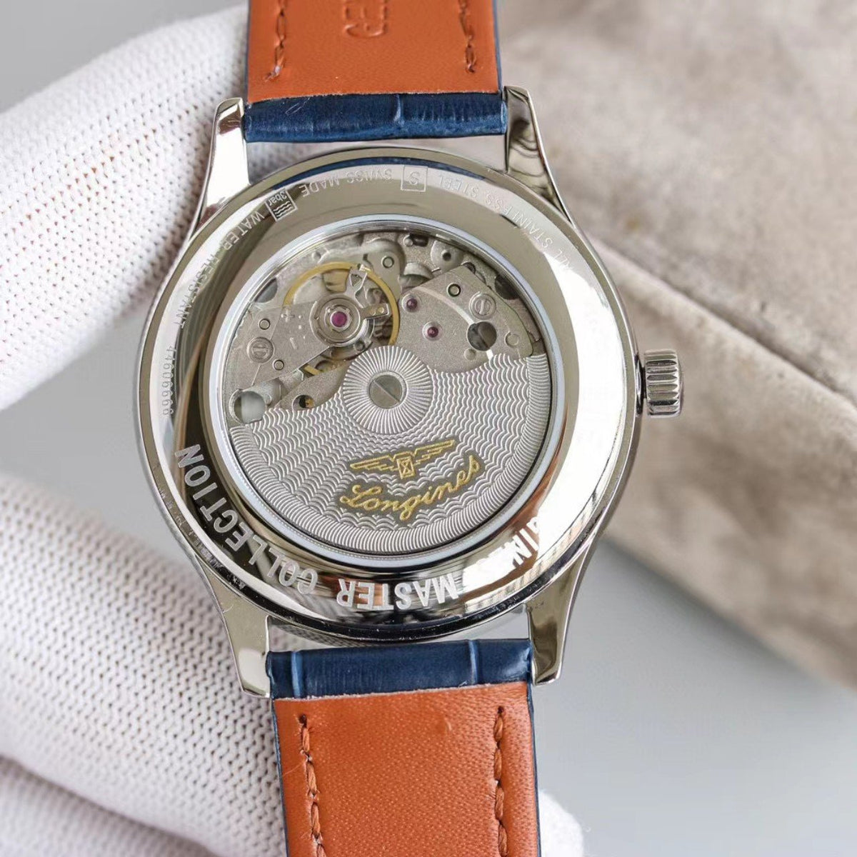 MASTER COLLECTION 42 AUTOMATIC STAINLESS STEEL BLUE DIAL